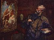 Honore Daumier Der Maler Sweden oil painting artist